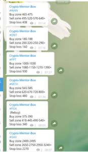 Crypto Mentor Box Crytpocurrency Signals