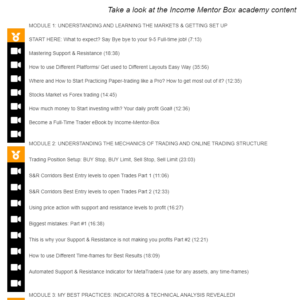 Income Mentor Box Day Trading Academy