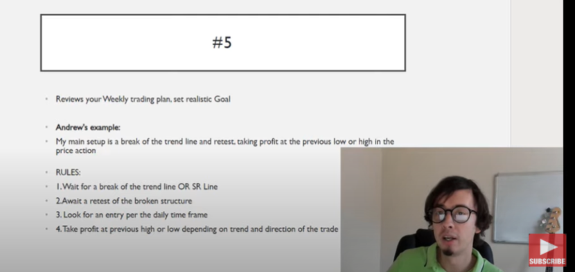 Making a Daily Forex Watchlist