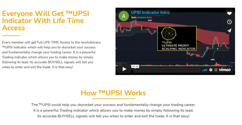 Easy Trading with UPSI Indicator