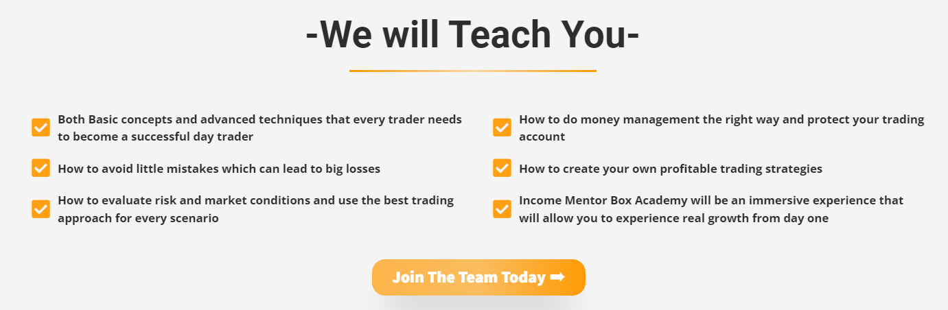 Income Mentor Box forex signals