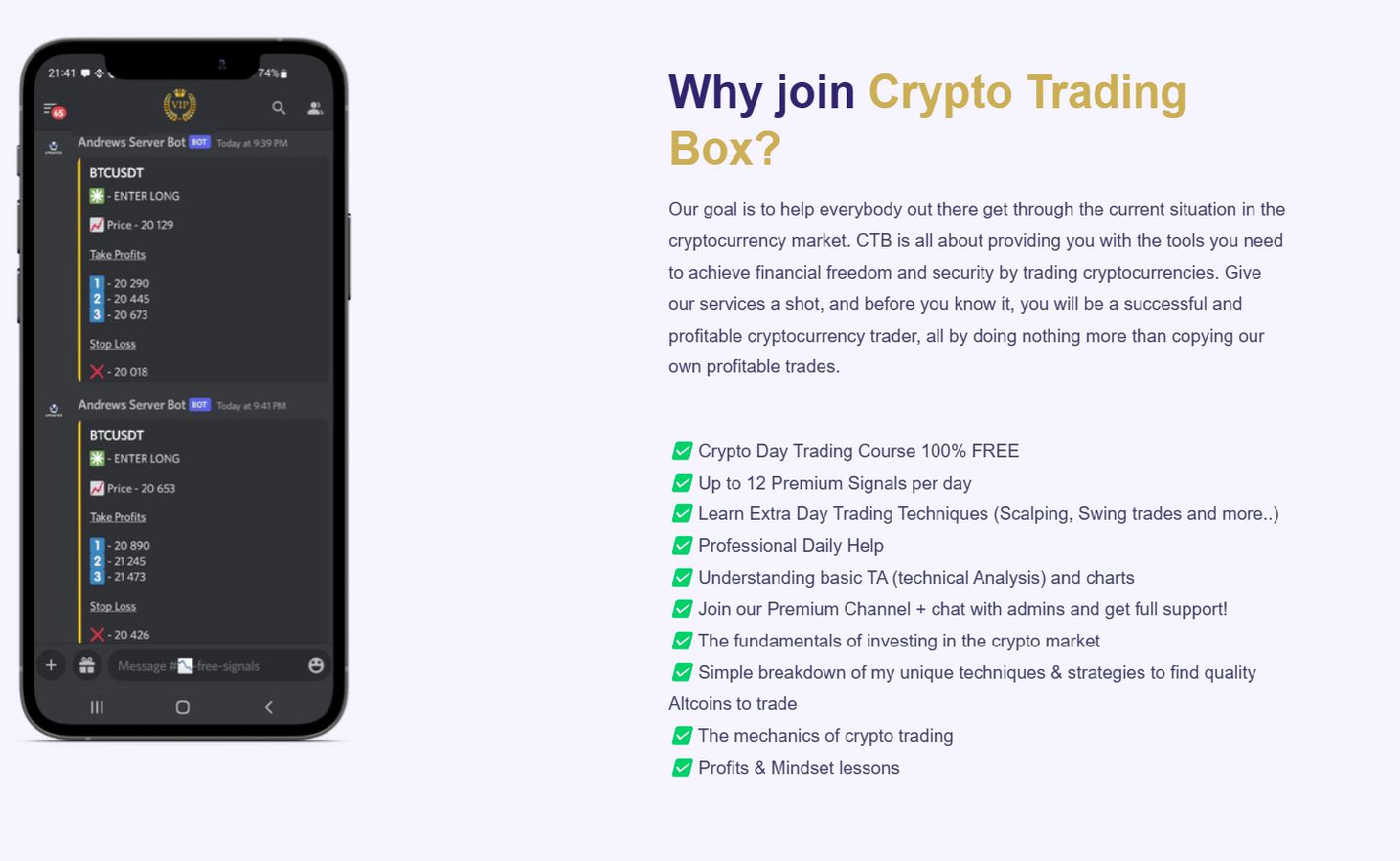 Crypto Trading Box